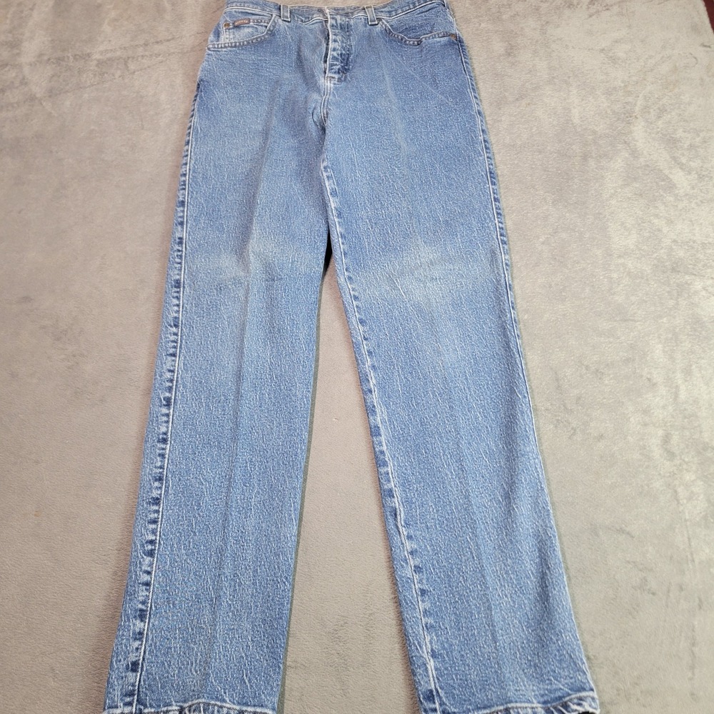 Lee Riders Jeans Women 8M‎ Blue Straight Leg High Rise Vintage 90s Medium Wash